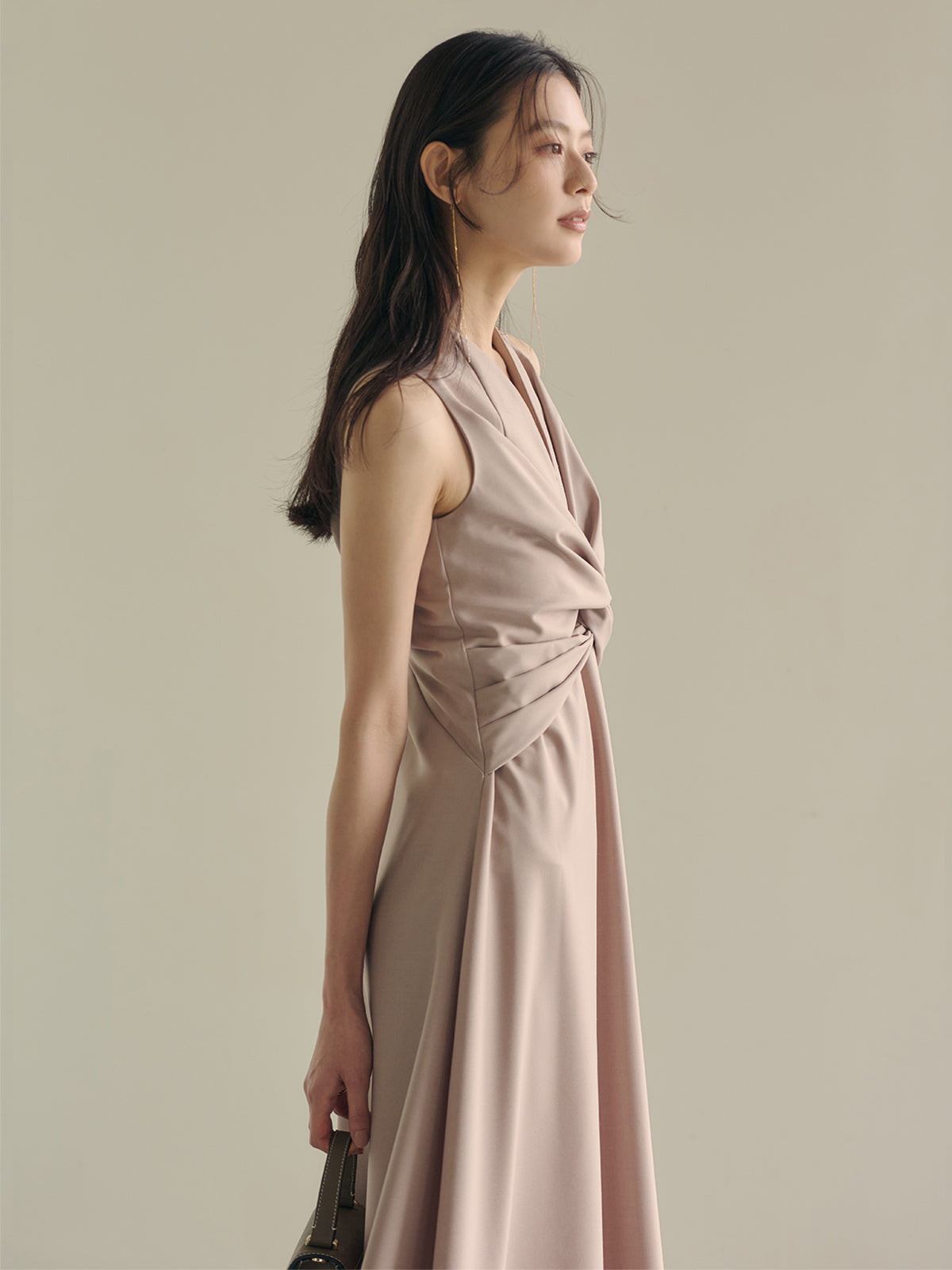 ツイストギャザーワンピース