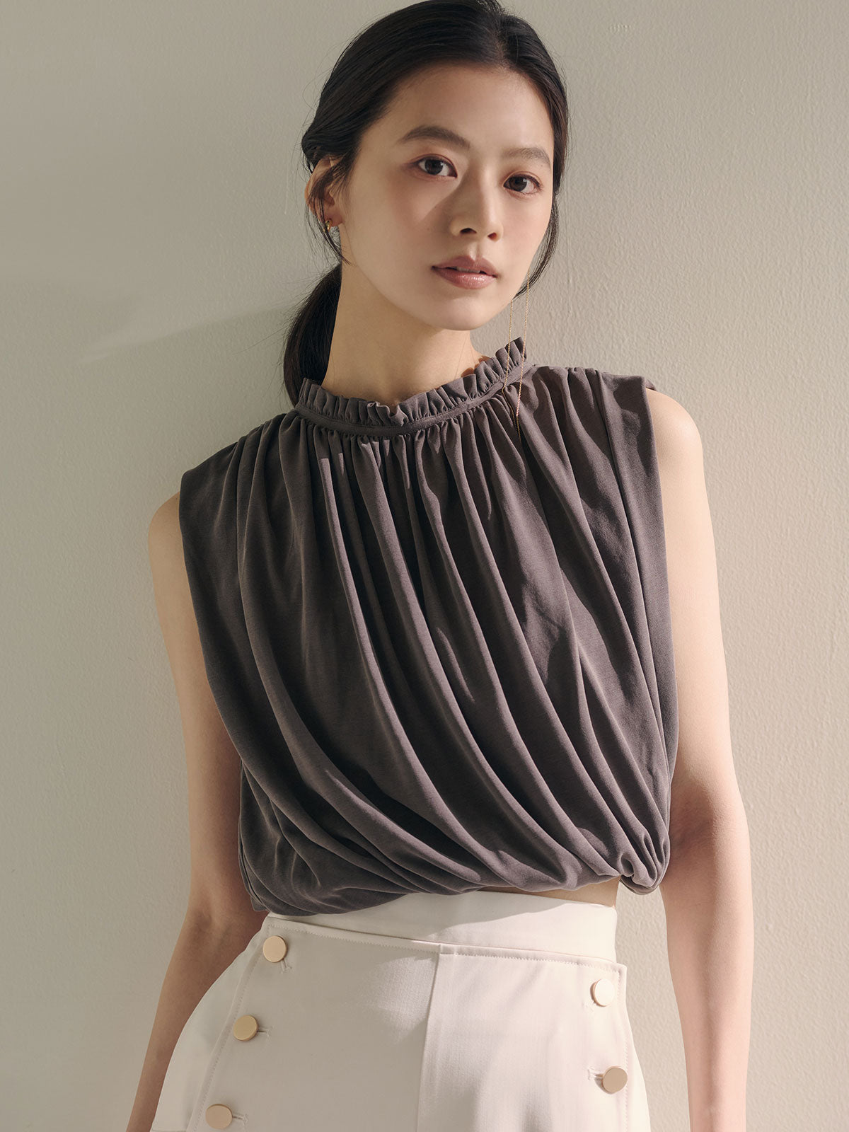 COLOR:CHARCOAL BROWN