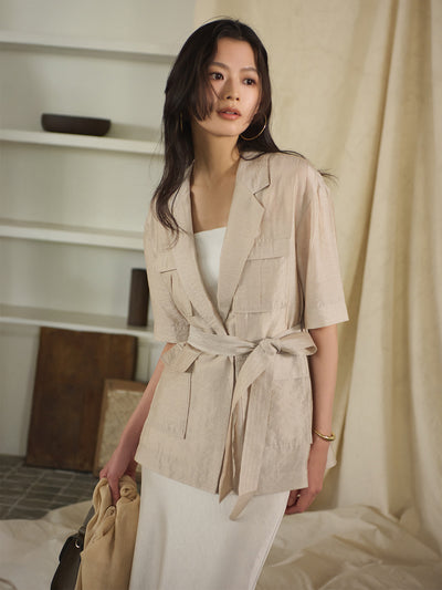 MODEL:172cm COLOR:BEIGE SIZE:F