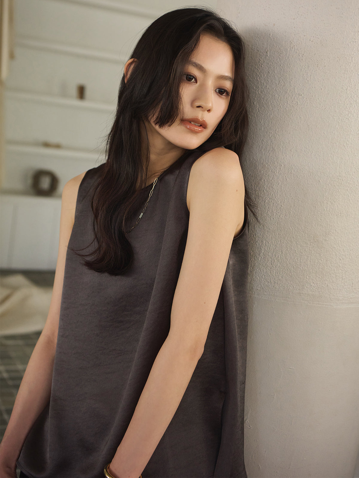 MODEL:172cm COLOR:CHARCOAL BROWN SIZE:F