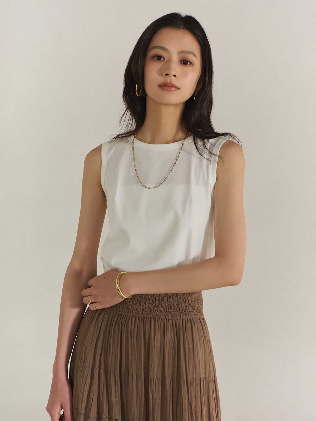 MODEL:172cm COLOR:WHITE SIZE:F