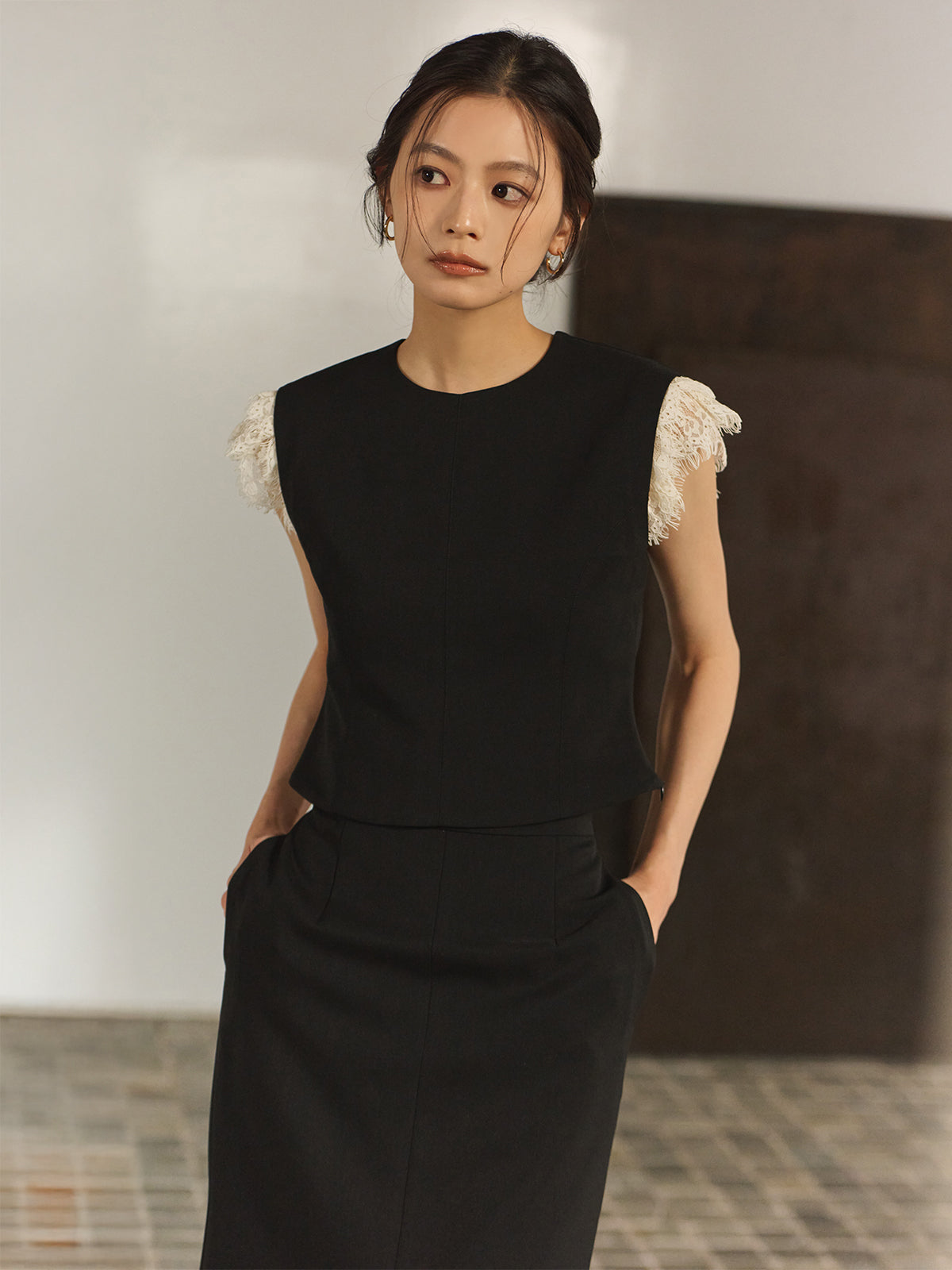 MODEL:172cm COLOR:BLACK SIZE:F