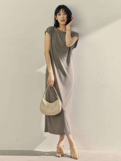 MODEL:172cm COLOR:KHAKI GREY SIZE:F