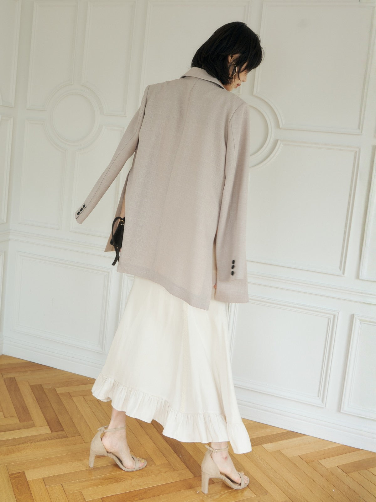 メッシュロングスリットジャケット
