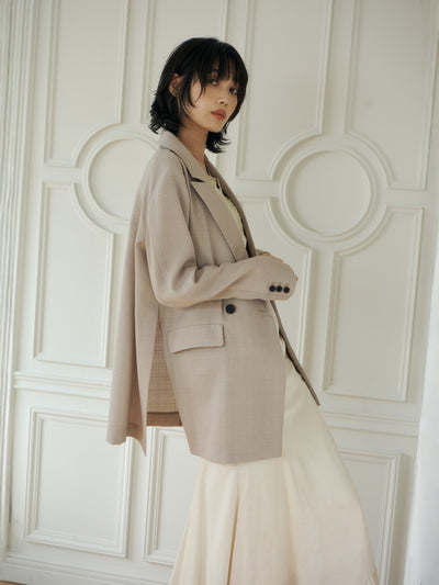 メッシュロングスリットジャケット