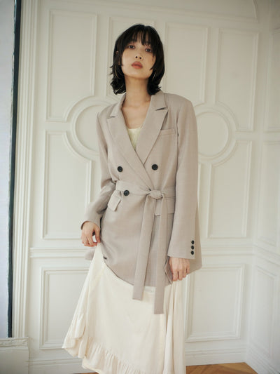 MODEL:172cm COLOR:BEIGE SIZE:F
