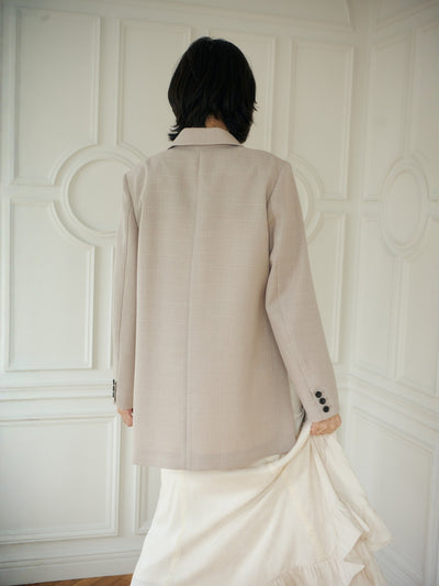 メッシュロングスリットジャケット