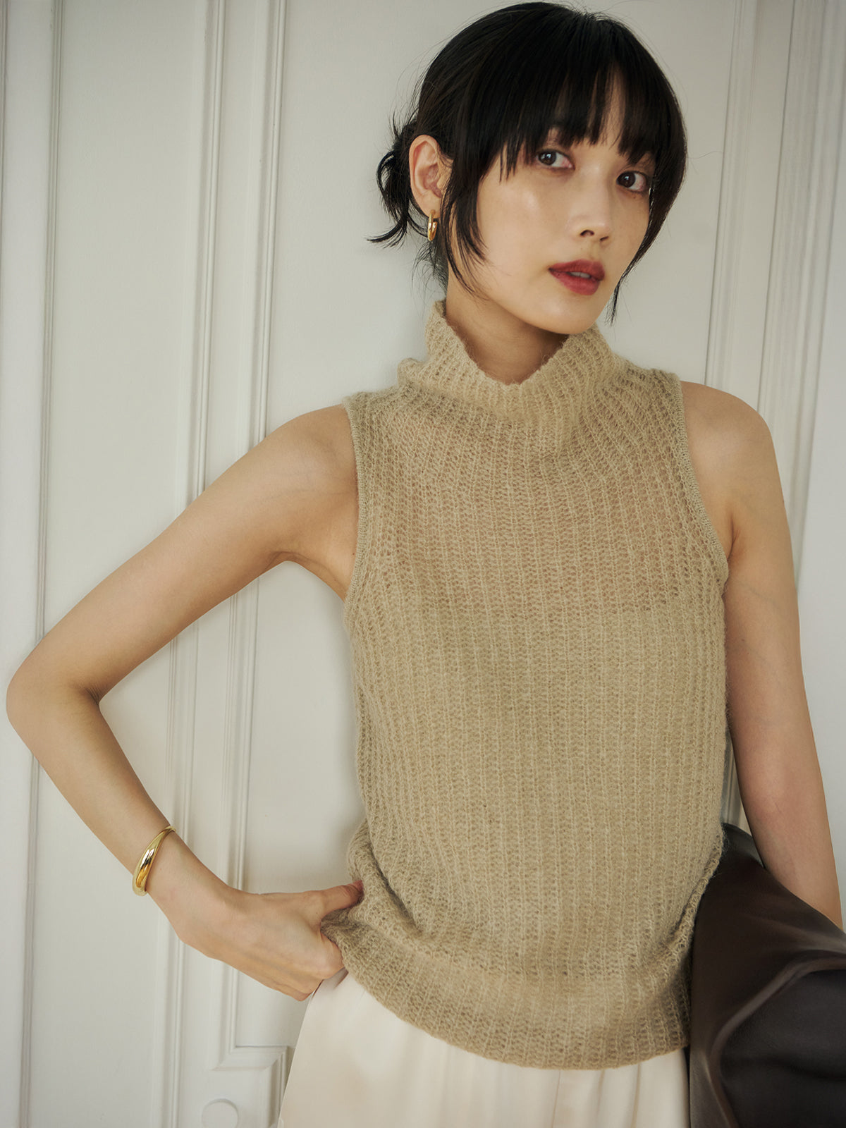 MODEL:172cm COLOR:BEIGE SIZE:F