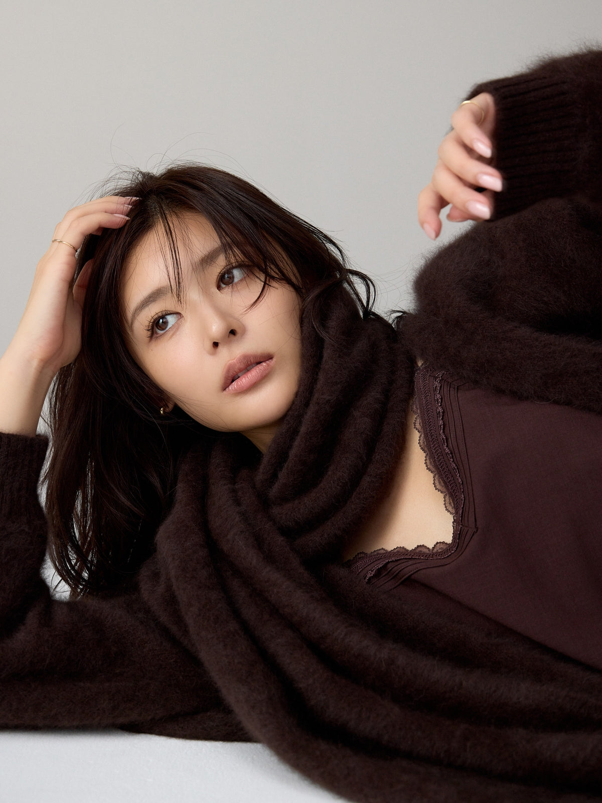 MODEL:164cm COLOR:BROWN SIZE:F