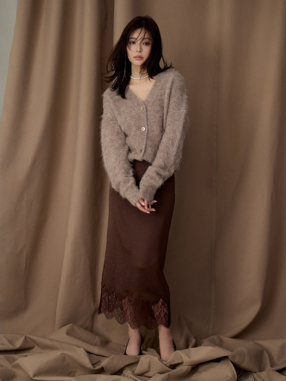 MODEL:164cm COLOR:BROWN SIZE:1