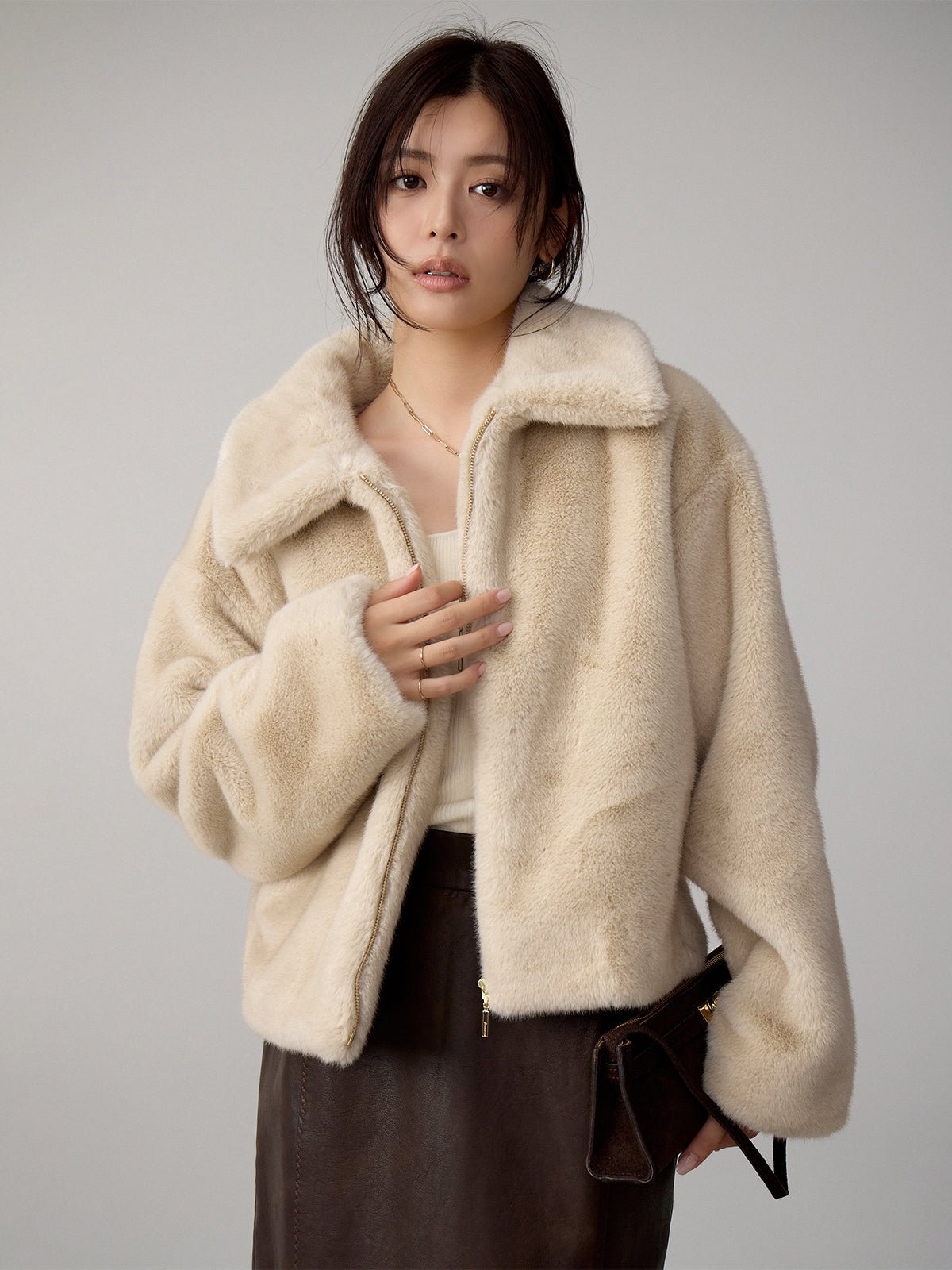 MODEL:164cm COLOR:LIGHT BEIGE SIZE:2