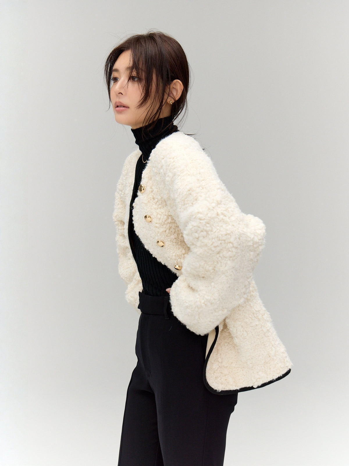 【WEB限定】ECOPEL パイピングボアジャケット