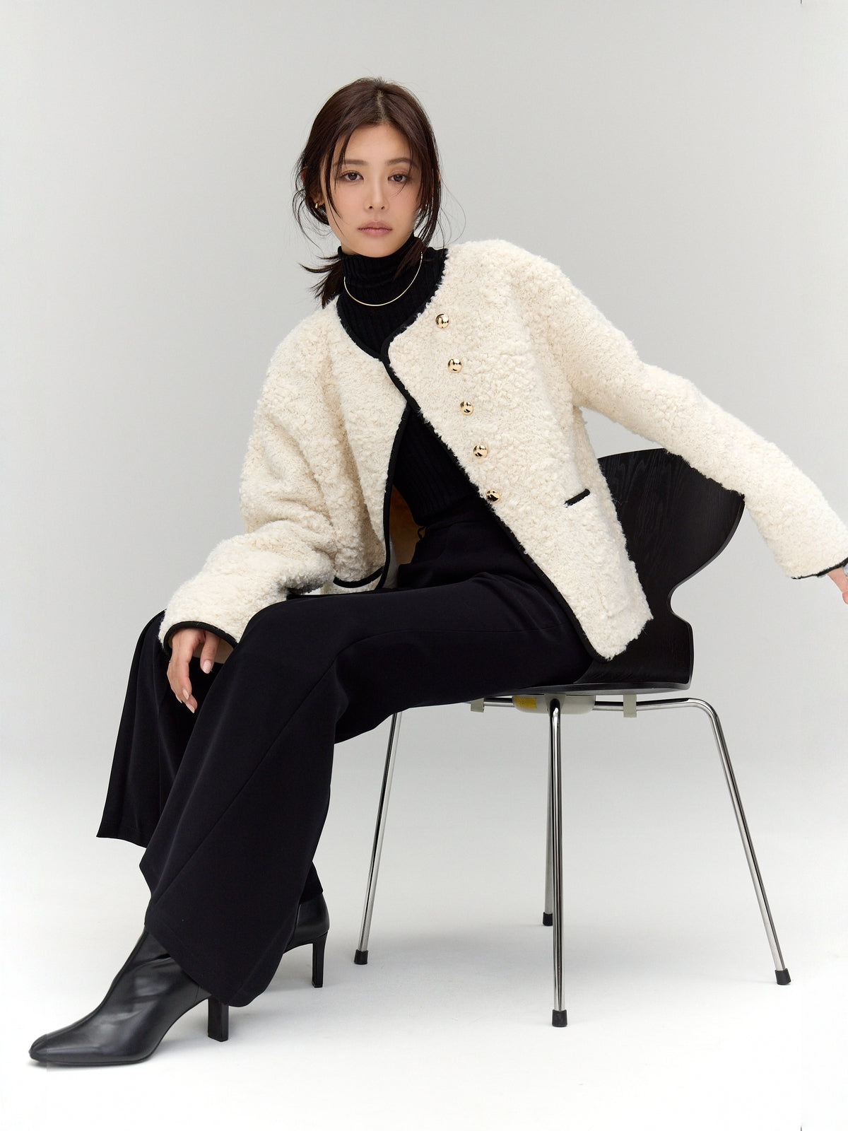 【WEB限定】ECOPEL パイピングボアジャケット