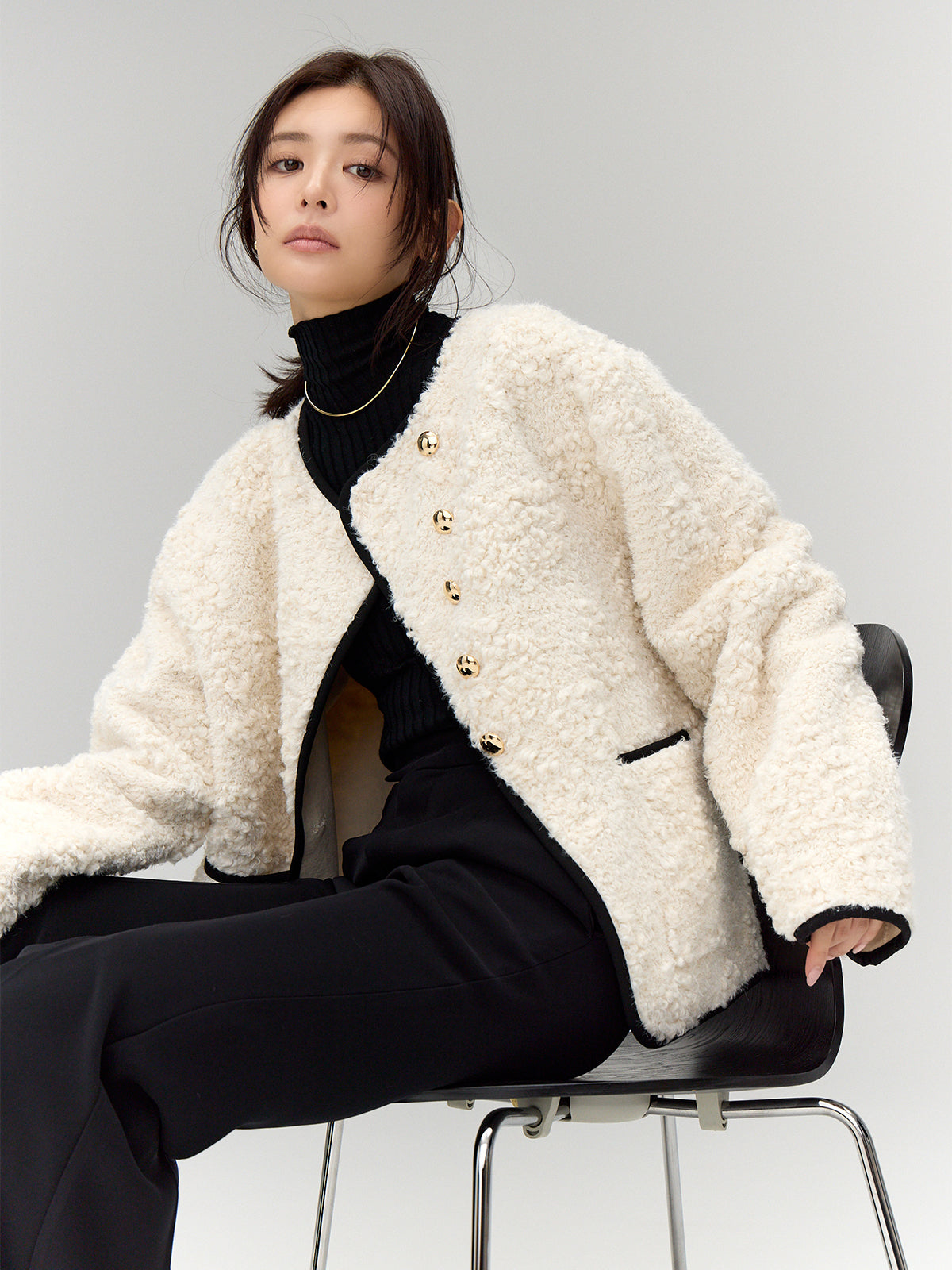 MODEL:164cm COLOR:IVORY SIZE:1