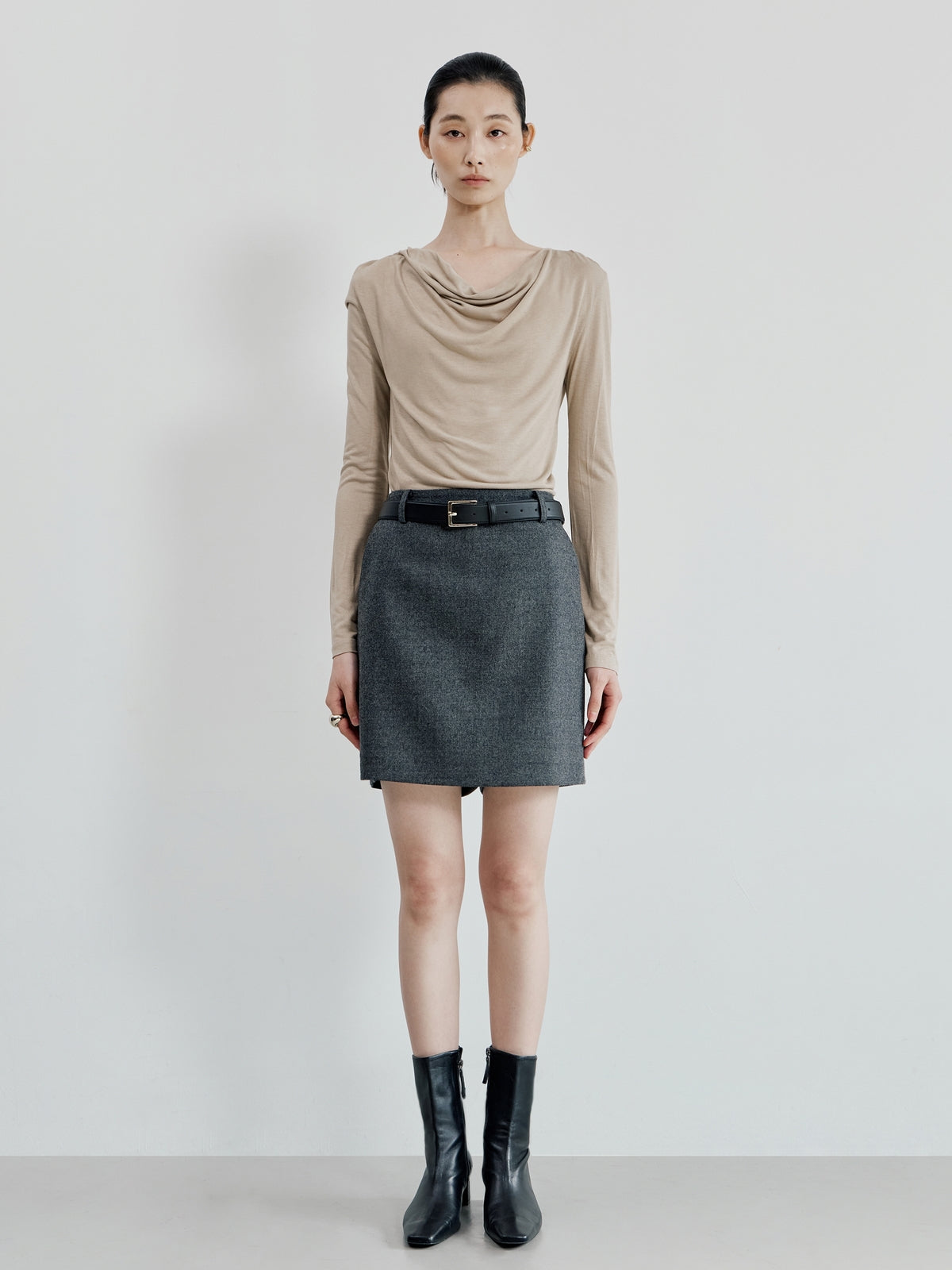 【BLOSSOM×ánuans】DRAPE CUT TOPS
