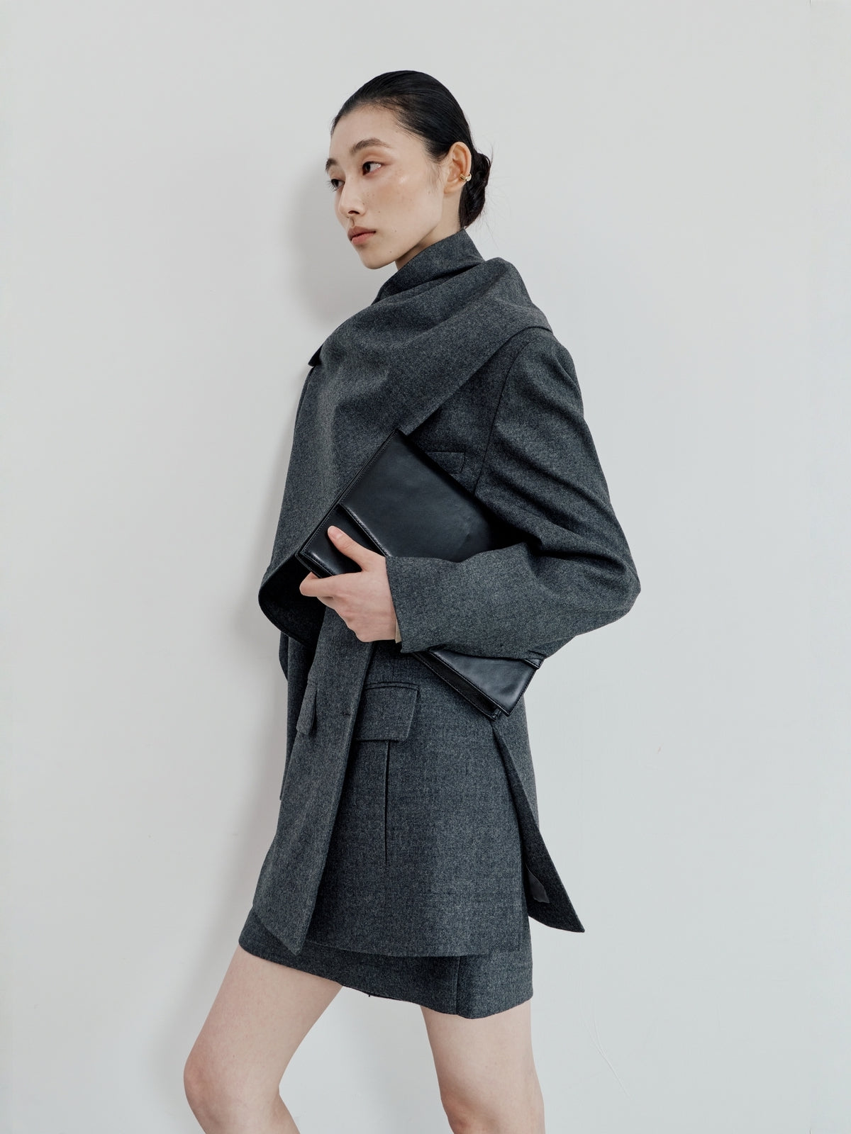 【BLOSSOM×ánuans】BUTTON MUFFLER