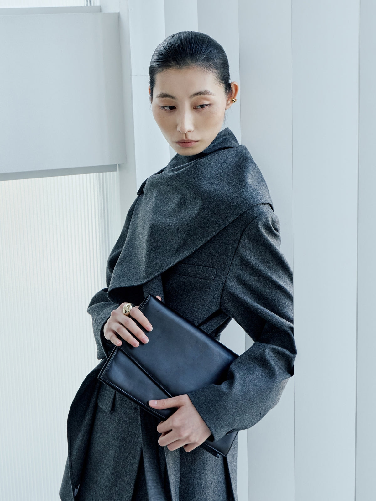 【BLOSSOM×ánuans】BUTTON MUFFLER