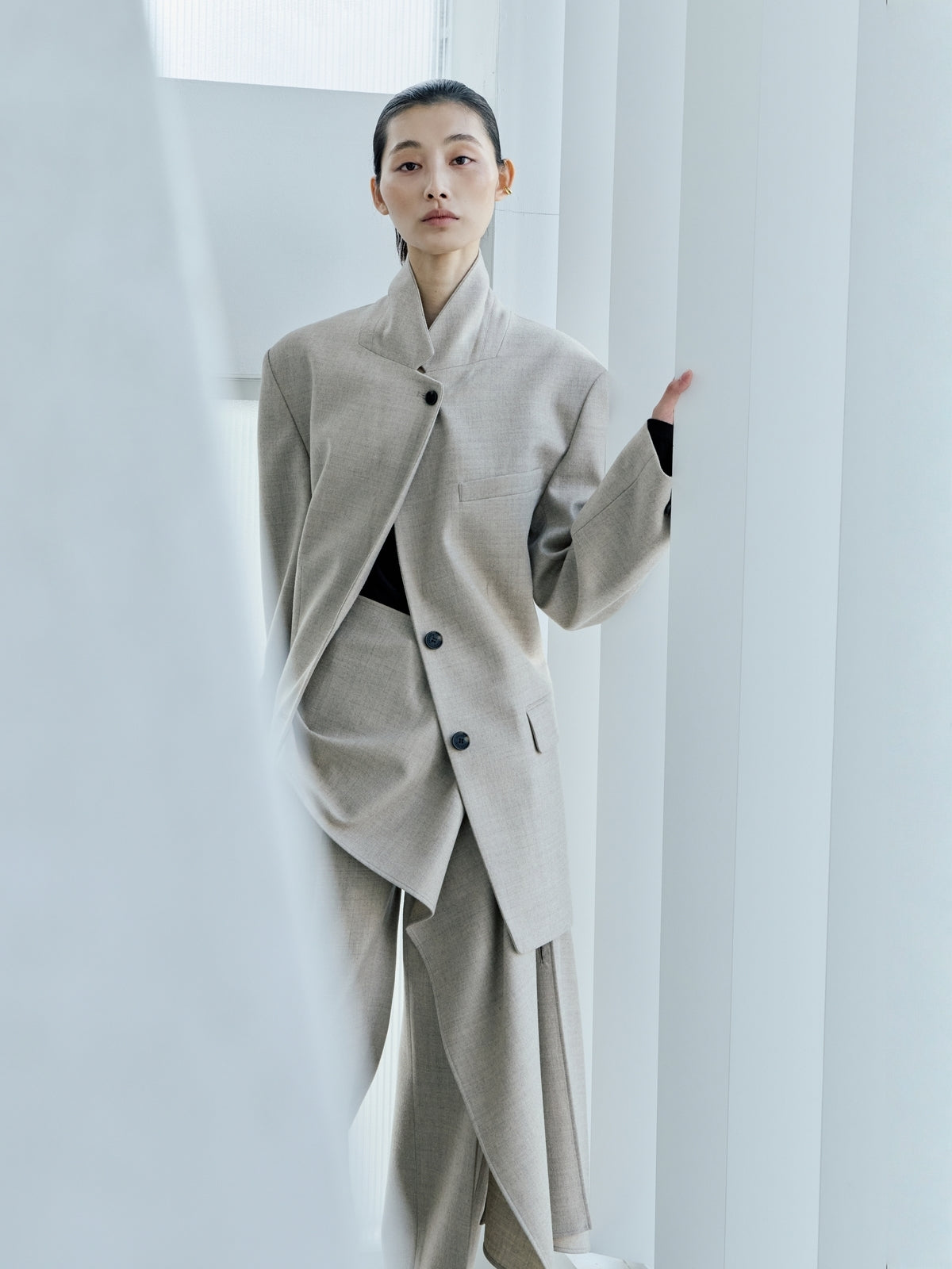 【BLOSSOM×ánuans】STRAIGHT PANTS