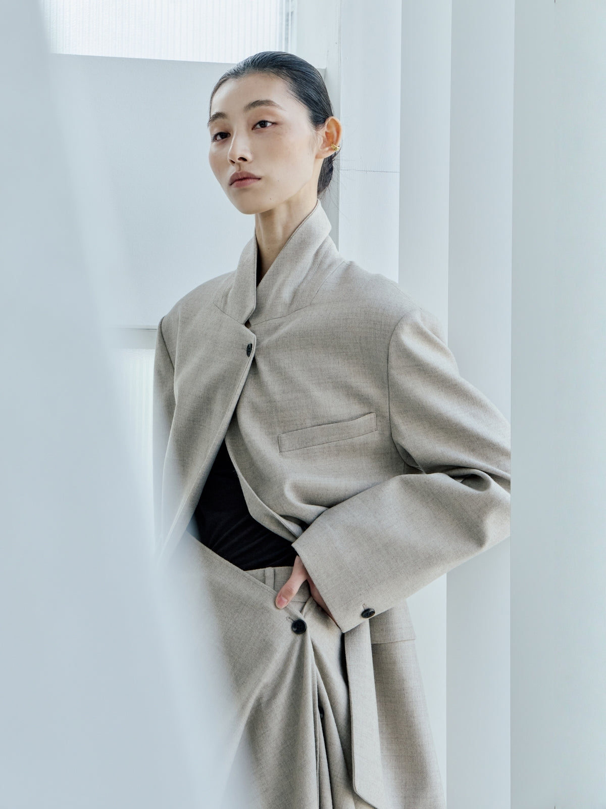 【BLOSSOM×ánuans】STRAIGHT PANTS