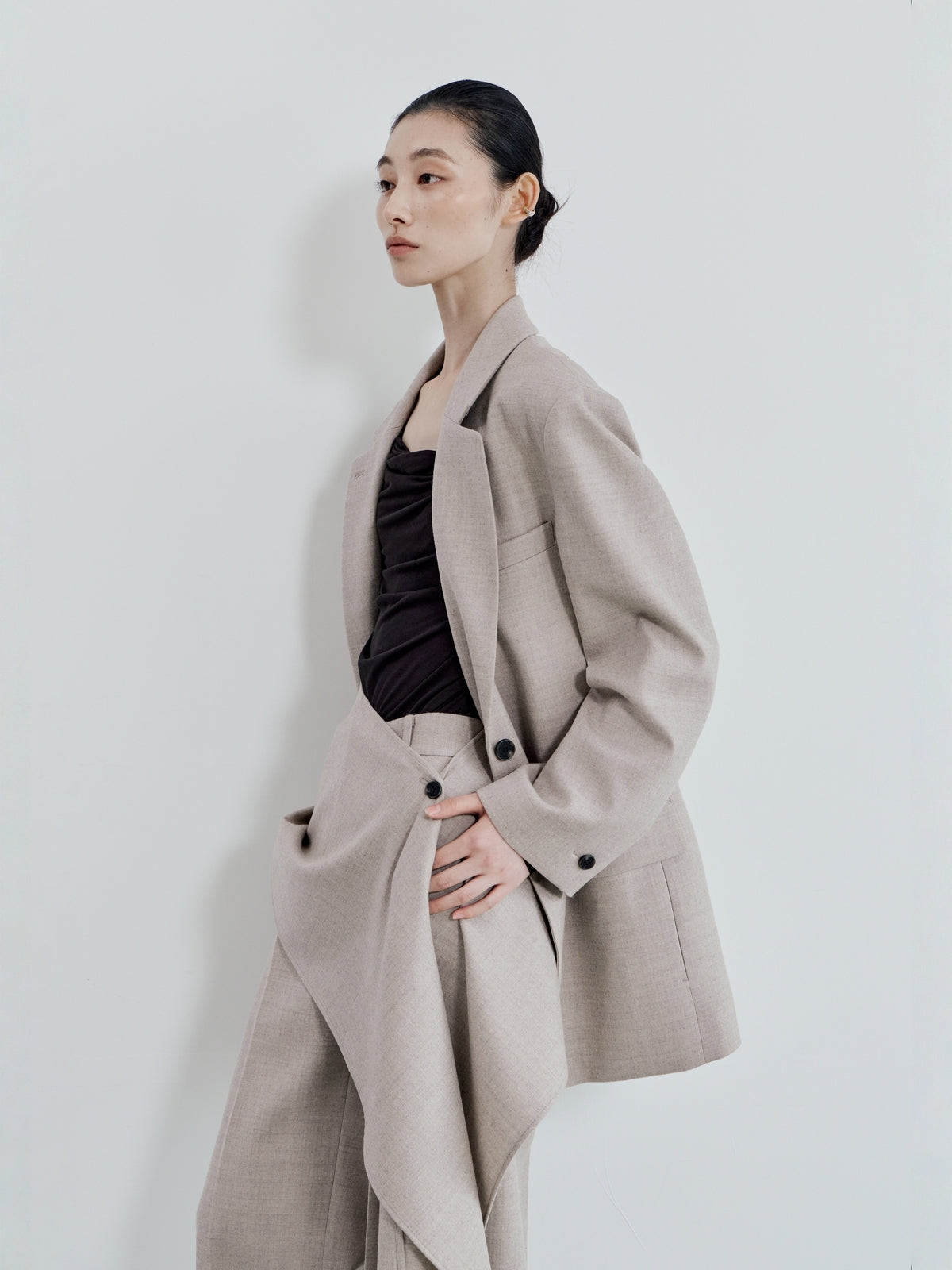 【BLOSSOM×ánuans】DRAPE CUT TOPS