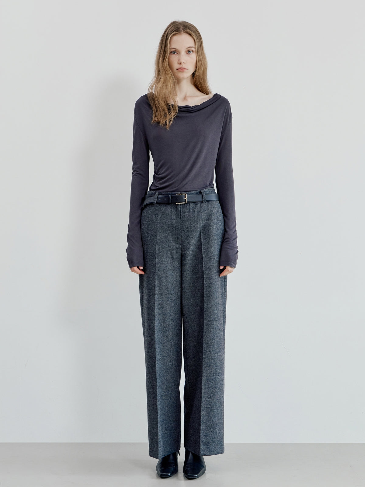 【BLOSSOM×ánuans】STRAIGHT PANTS