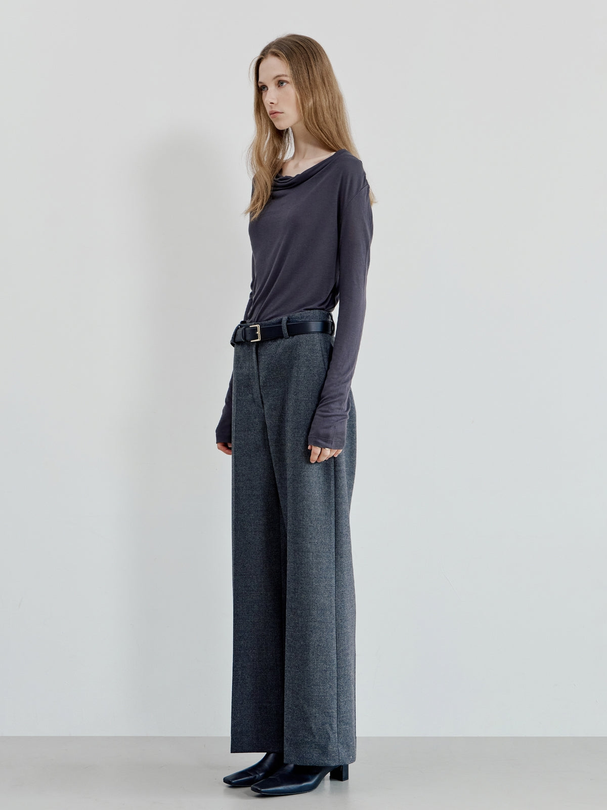 【BLOSSOM×ánuans】STRAIGHT PANTS