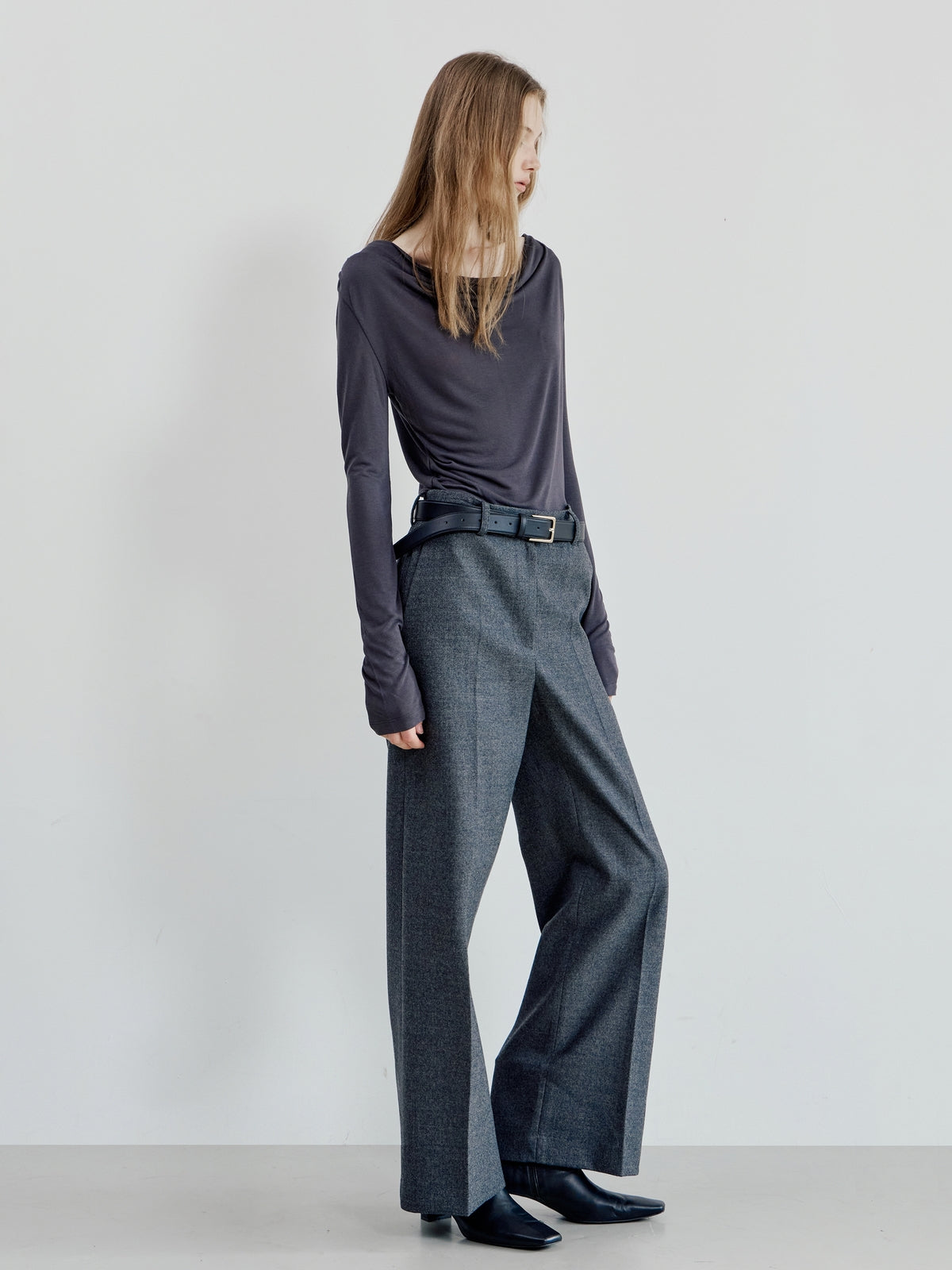 【BLOSSOM×ánuans】STRAIGHT PANTS
