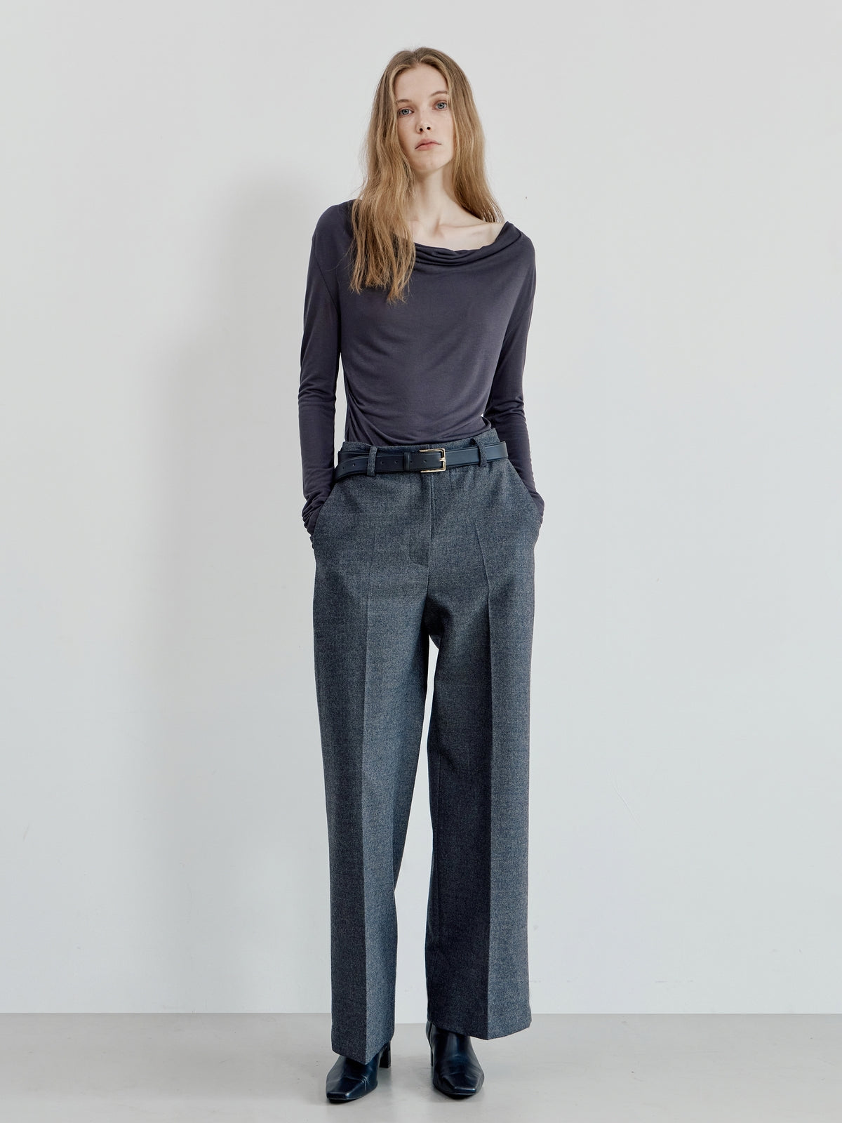 【BLOSSOM×ánuans】DRAPE CUT TOPS