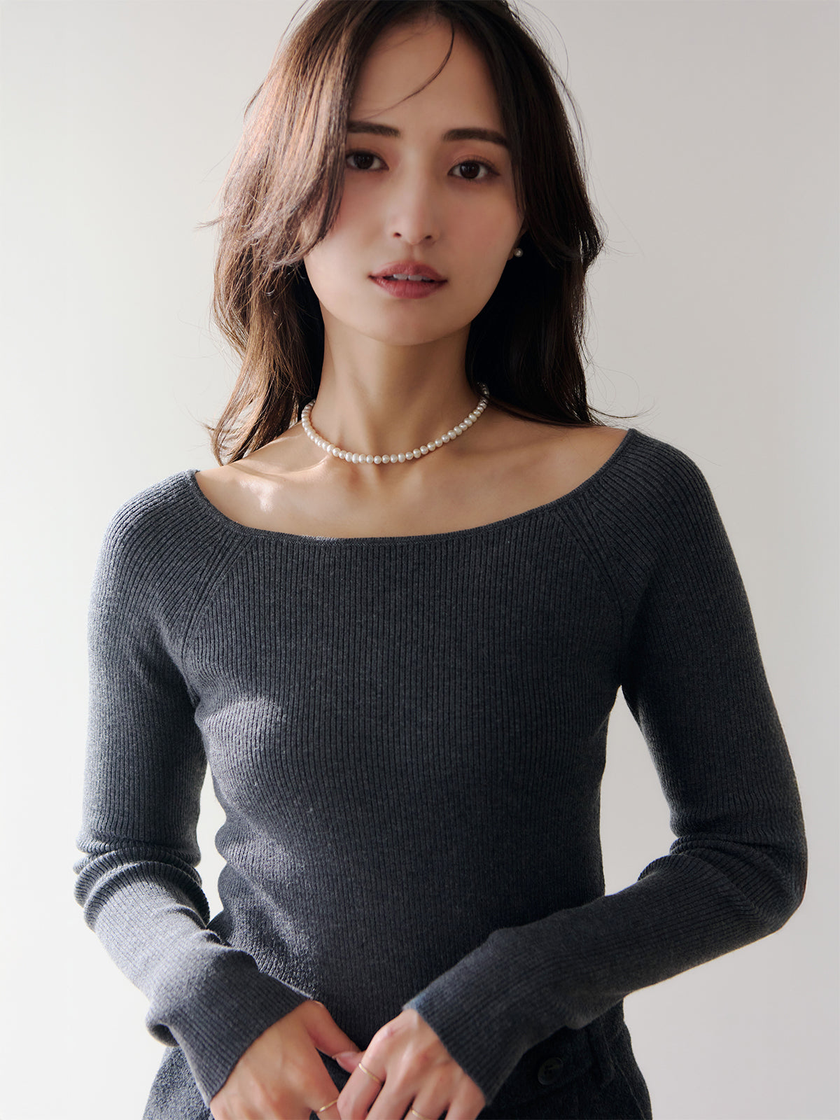 MODEL:160cm COLOR:GREY SIZE:F