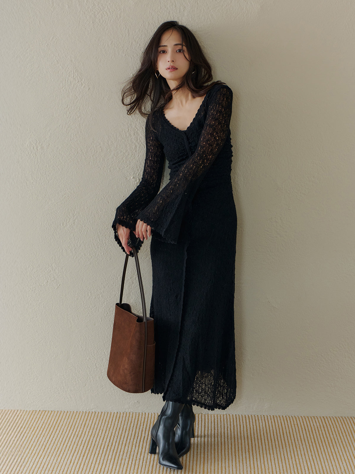 MODEL:160cm COLOR:BLACK SIZE:F