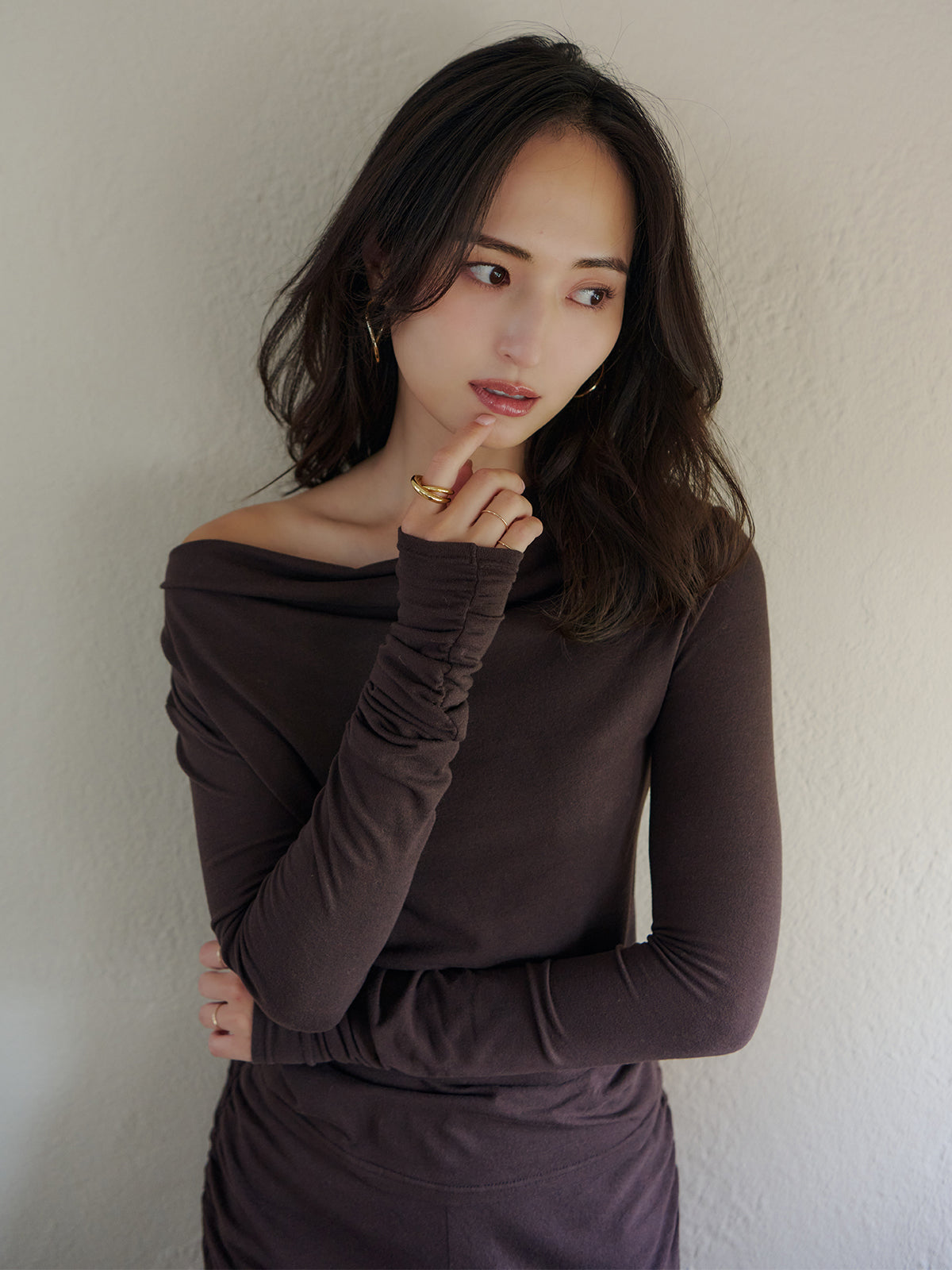 MODEL:160cm COLOR:BROWN SIZE:F