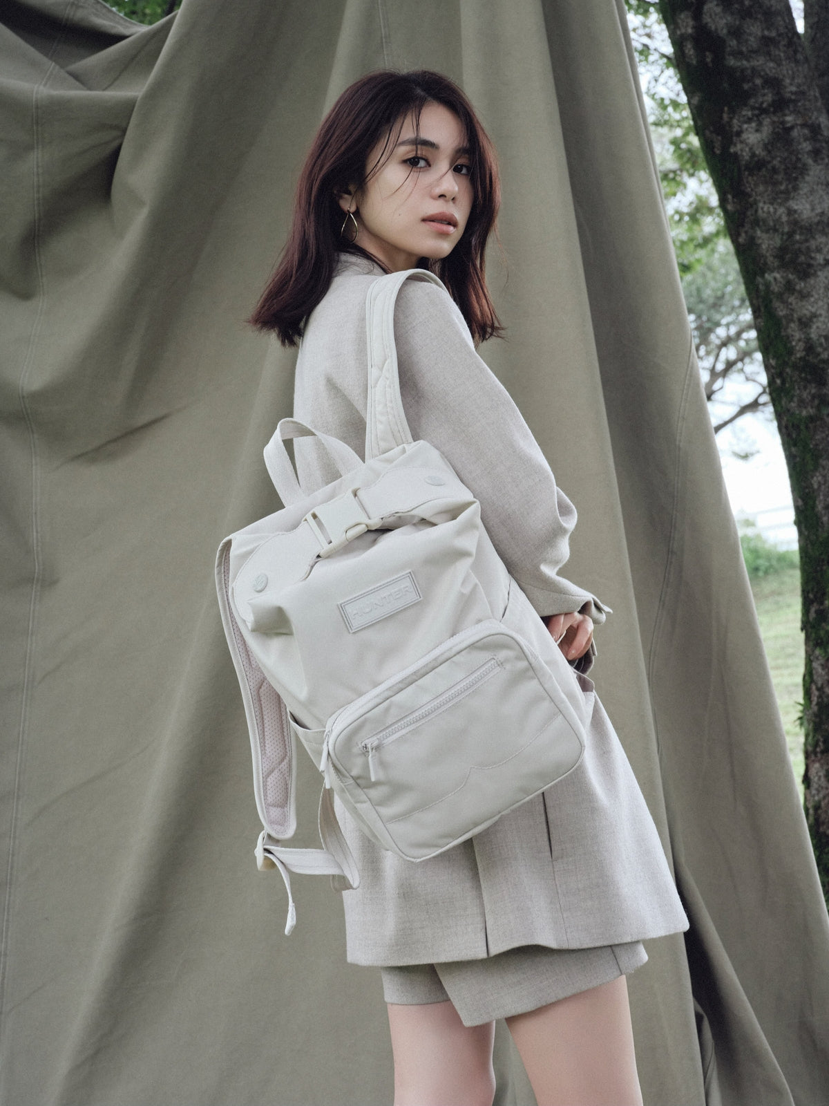 【HUNTER for anuans】NYLON PIONEER MEDIUM TOPCLIP BACKPACK