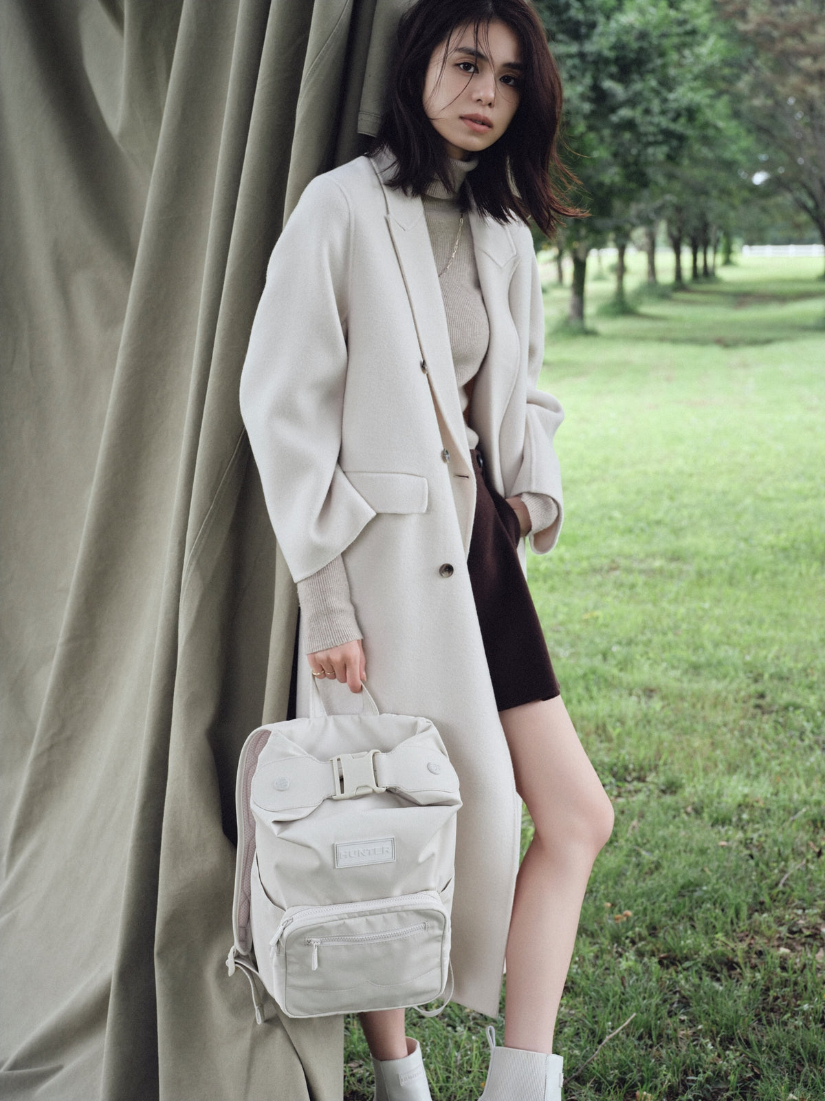 【HUNTER for anuans】NYLON PIONEER MEDIUM TOPCLIP BACKPACK