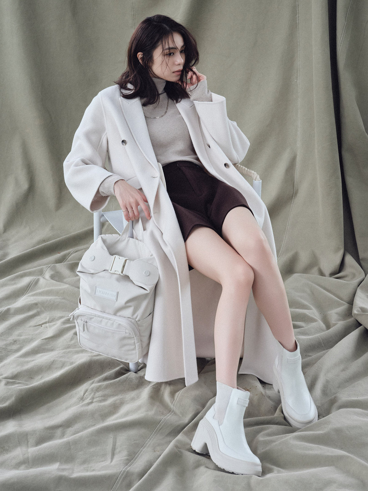 【HUNTER for anuans】REFINED EXPLORER HEEL CHELSEA BOOT
