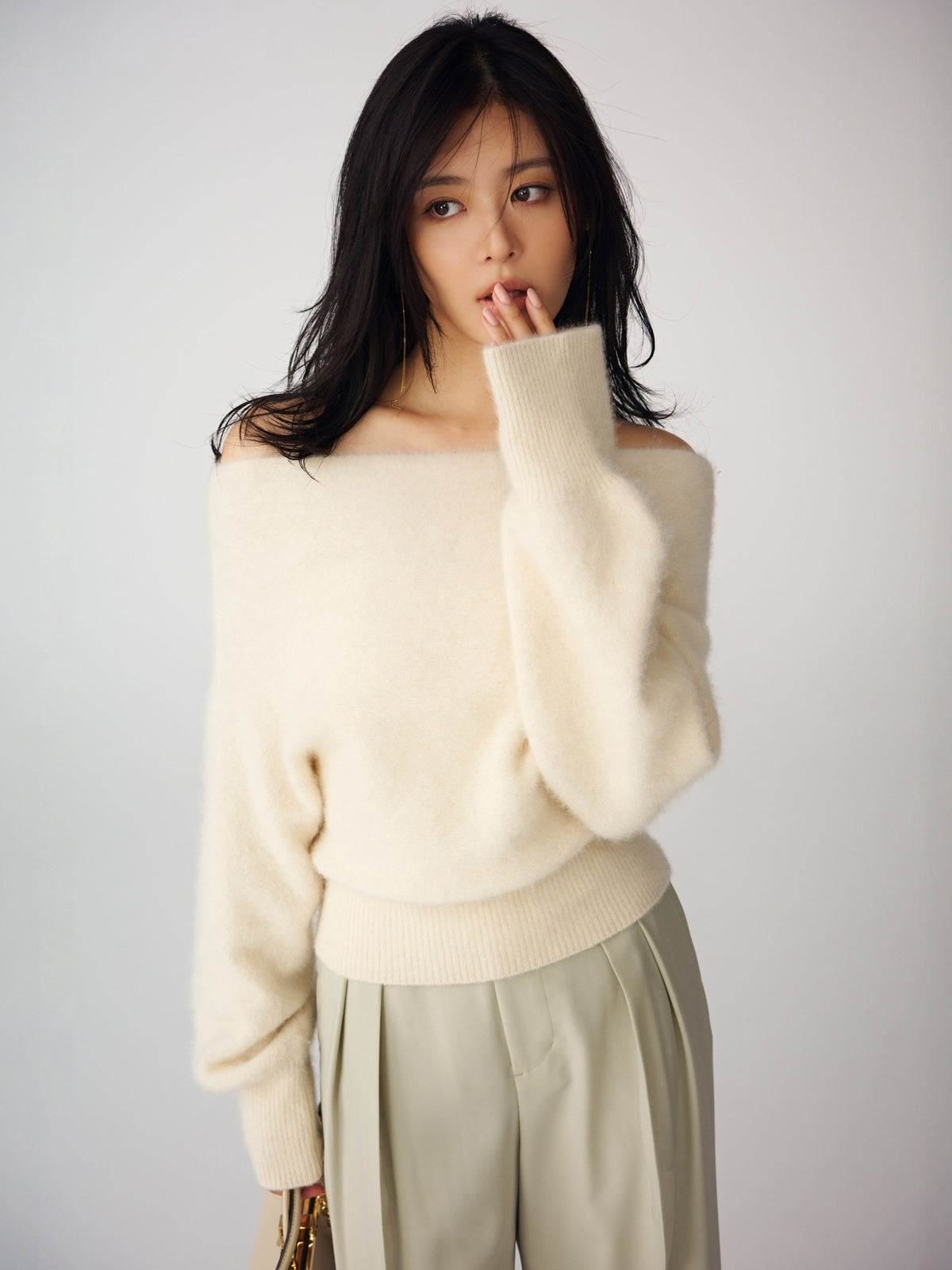 투턱 와이드 팬츠