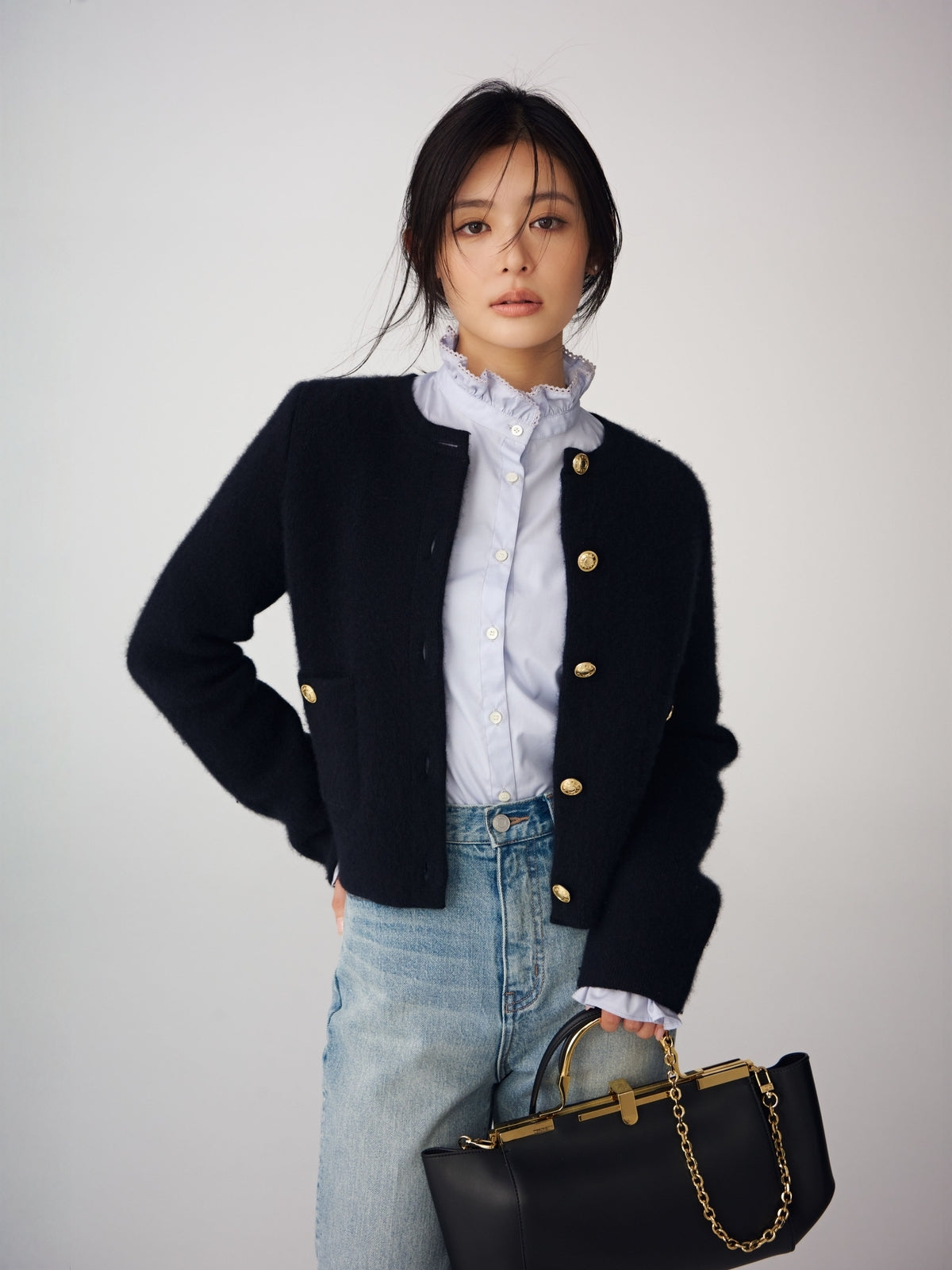 슬림 스트레이트 데님