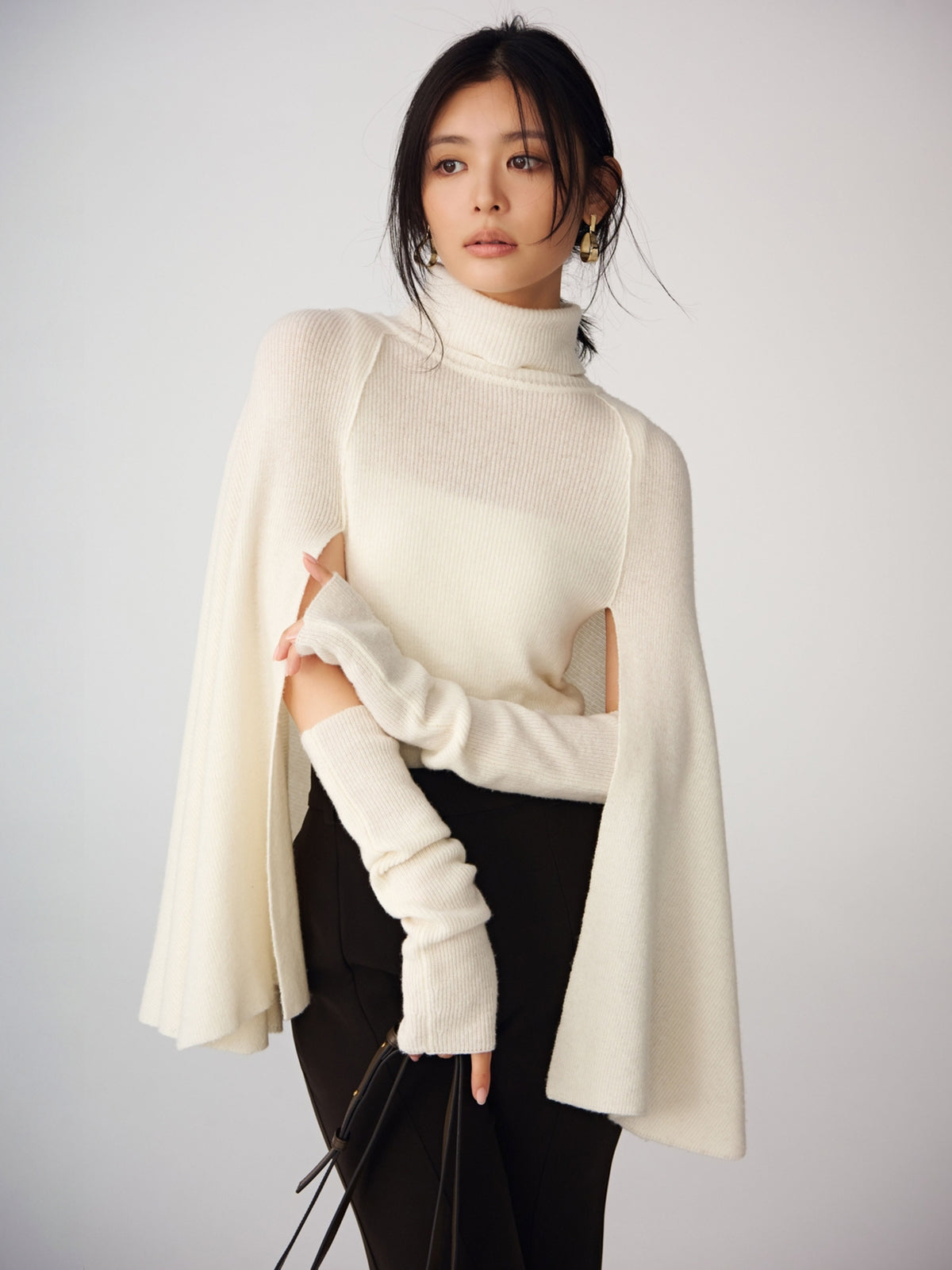 MODEL:164cm COLOR:IVORY SIZE:F