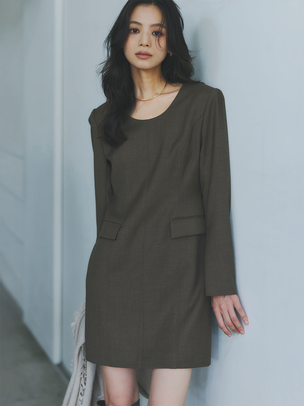 ボクシーミニワンピース