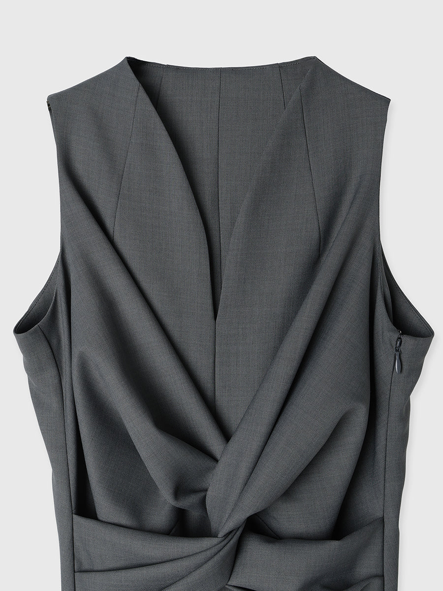 ツイストギャザーワンピース