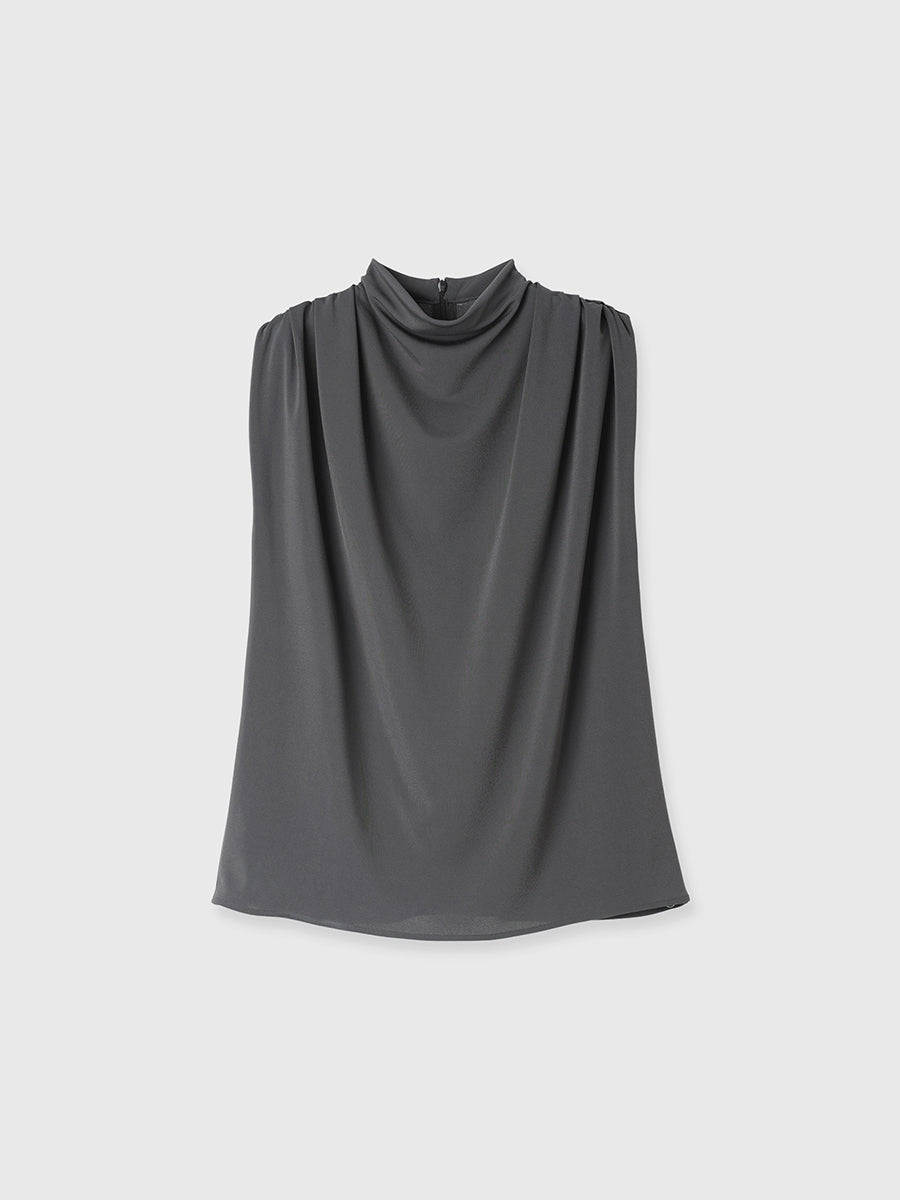 ギャザードレープカットトップス