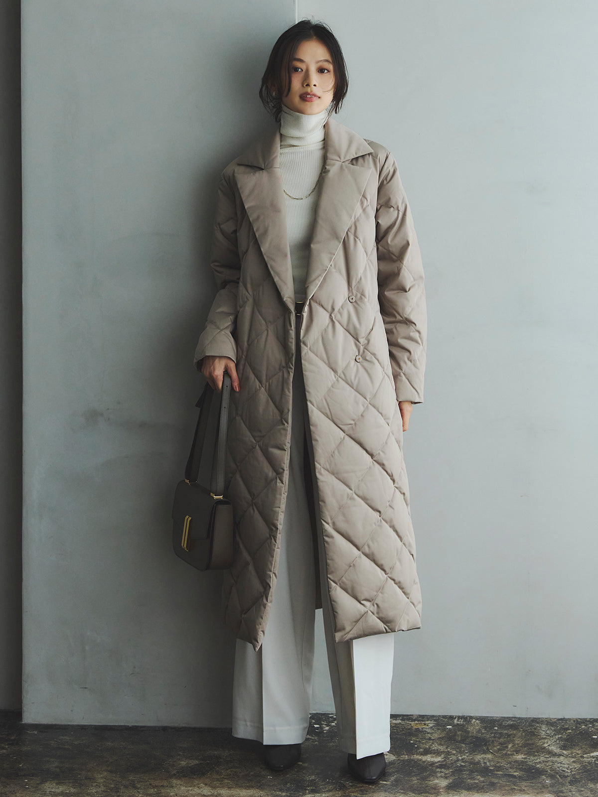 TAION×anuans】チェスターロングダウン