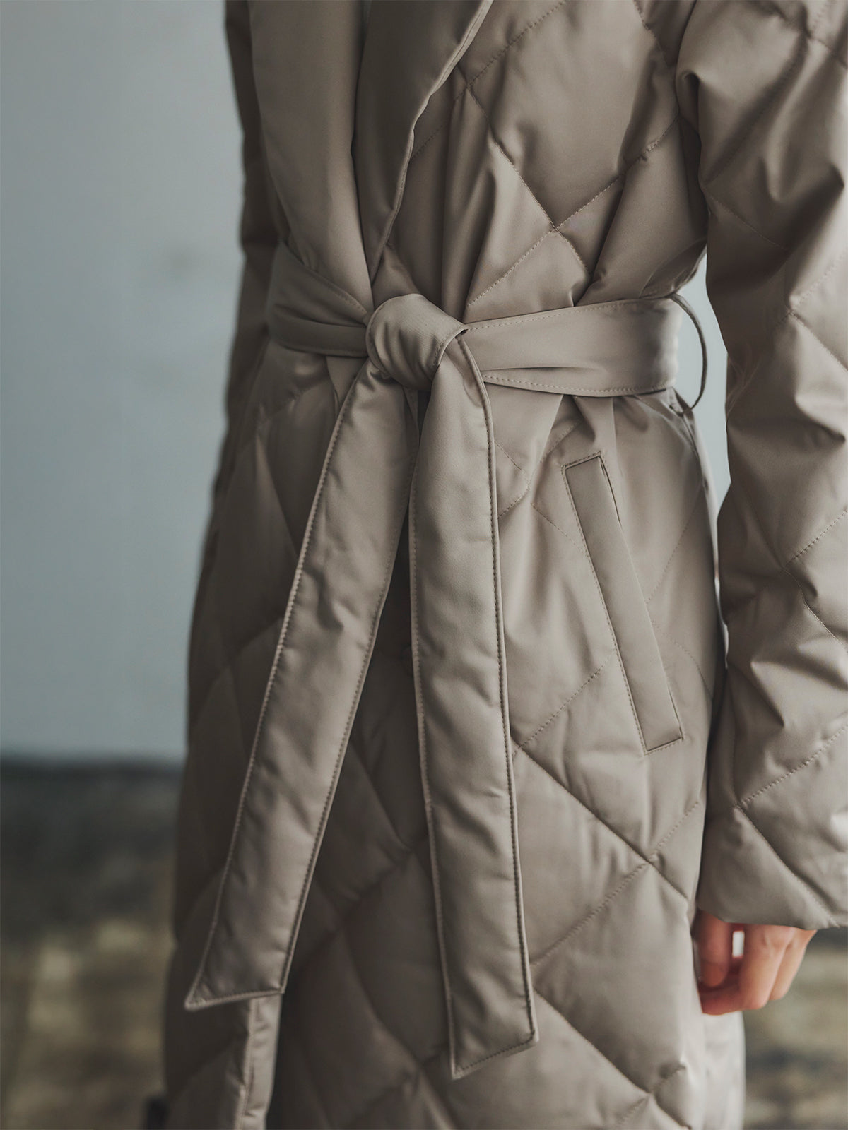 TAION×anuans】チェスターロングダウン