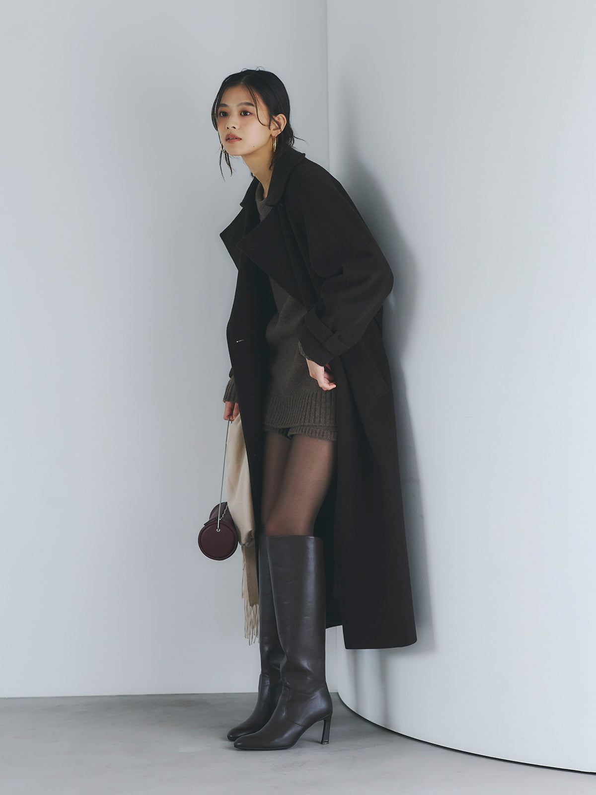 ウールトレンチコート