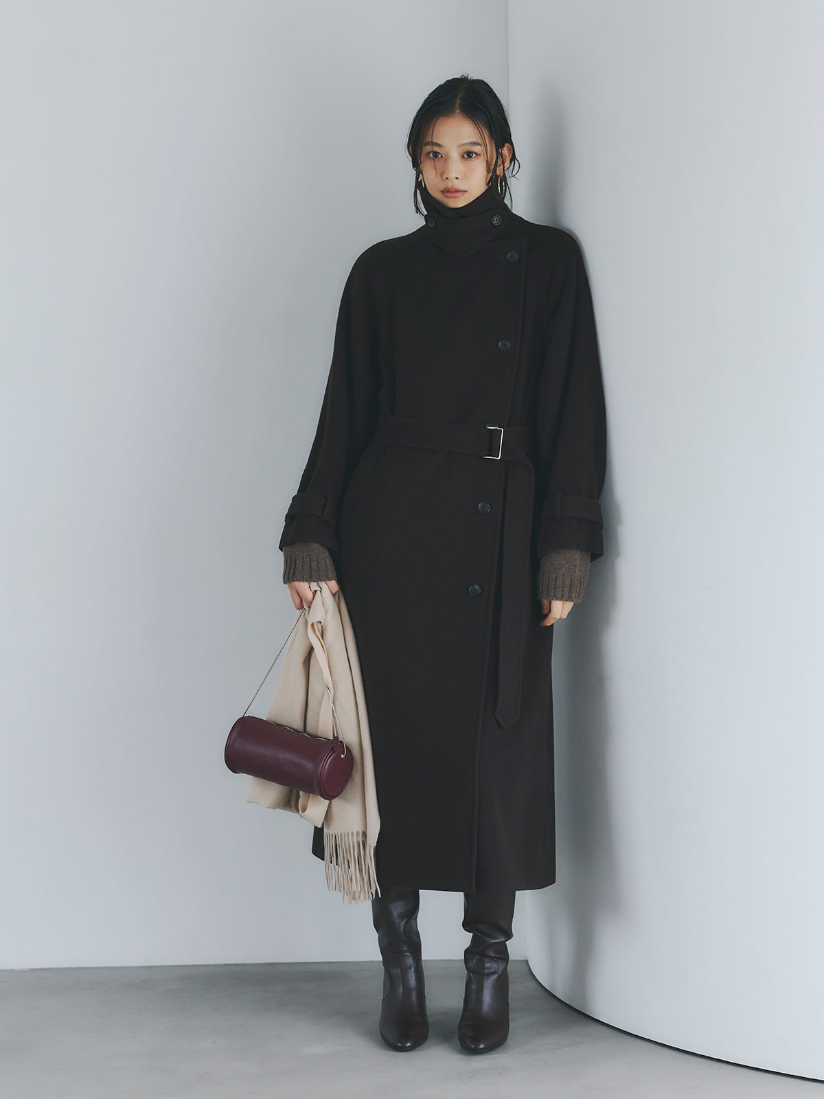 ウールトレンチコート