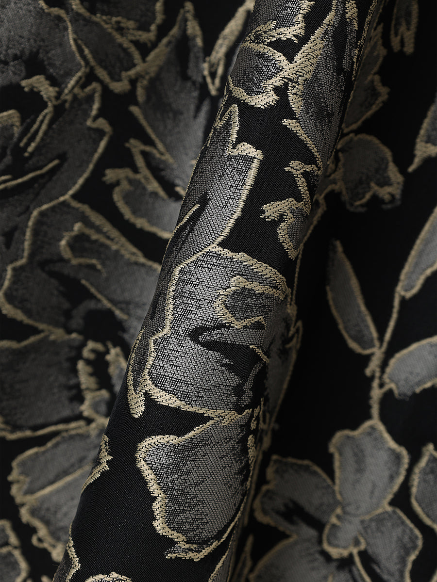 ブルームジャガードフレアスカート