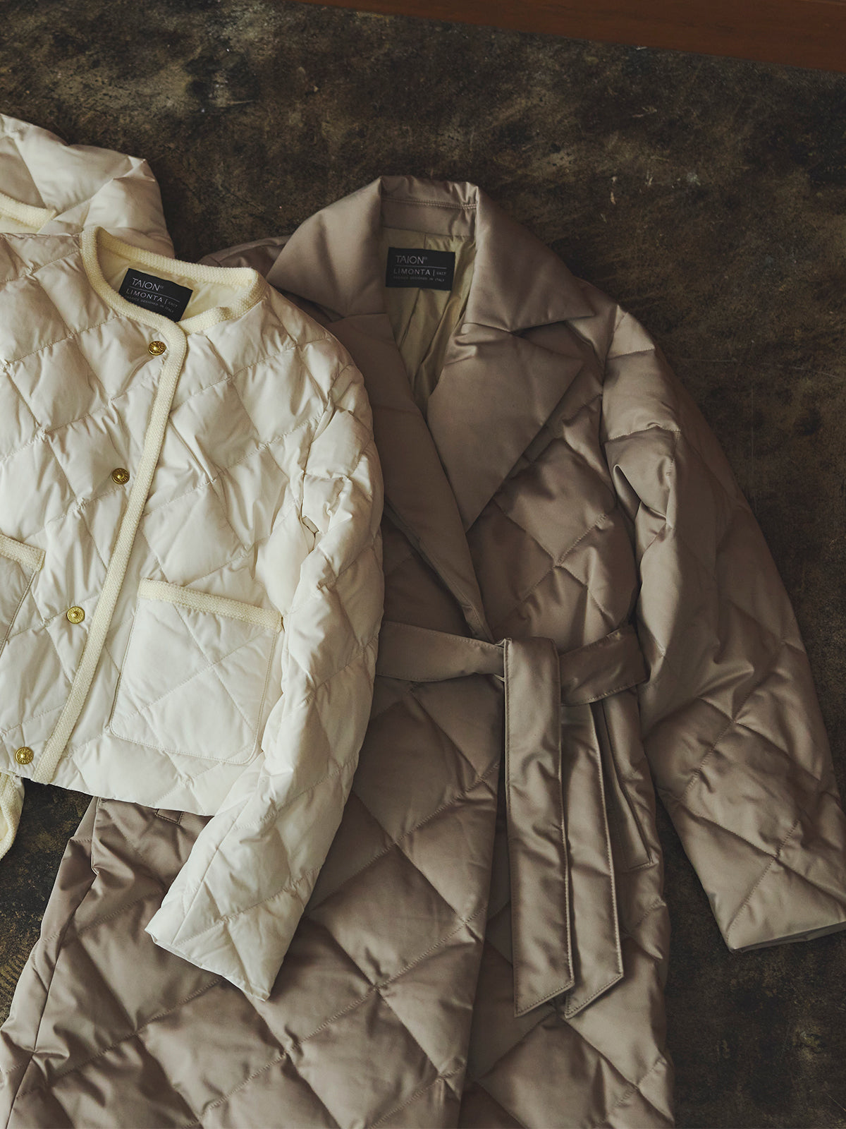 TAION×anuans】チェスターロングダウン