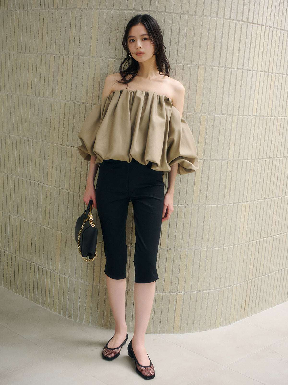 コットンカプリパンツ