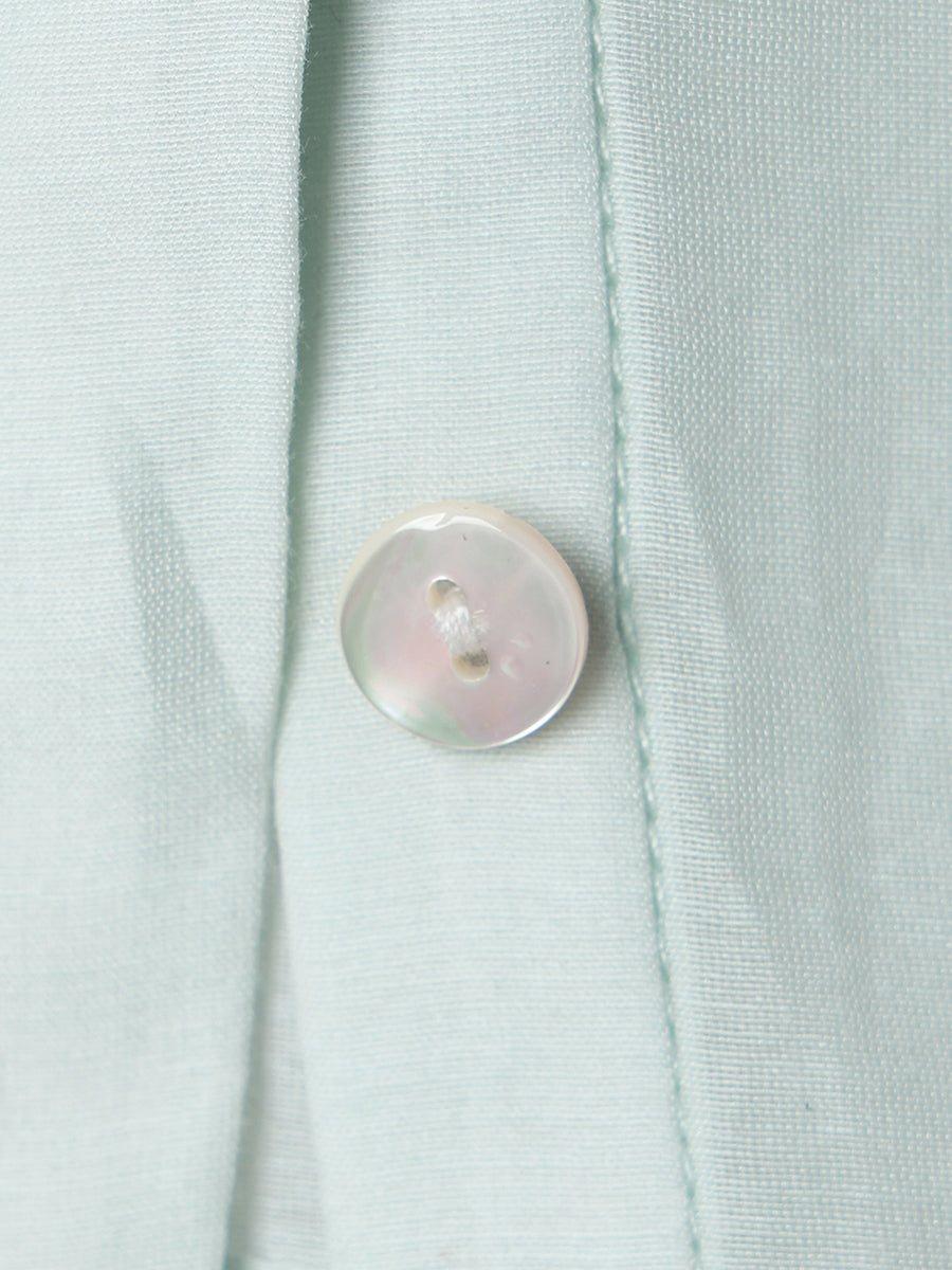 シルクブレンドラッフルブラウス