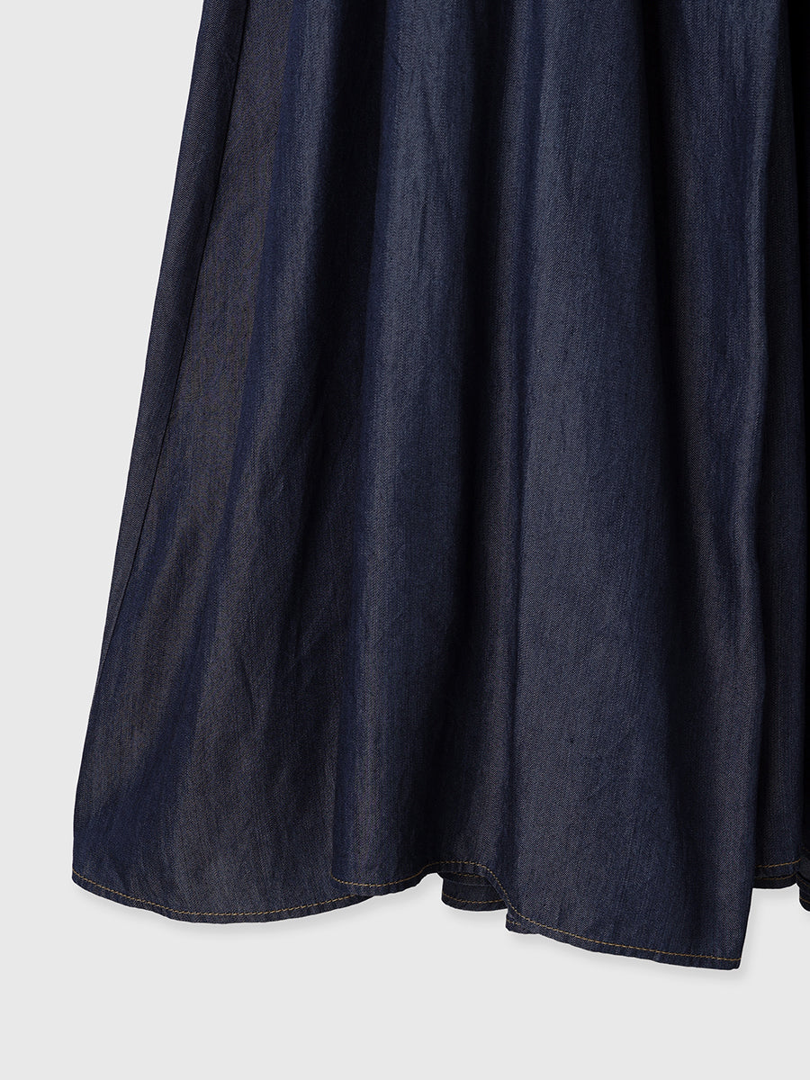 ノースリーブトレンチディテールワンピース