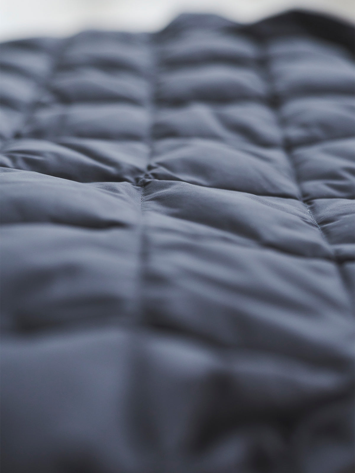 TAION×anuans】ノーカラーキルティングショートダウン